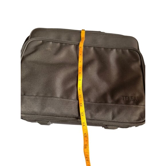 Tenba Black Nylon Camera/Laptop Carrying Case With Compartments & Straps - Picture 8 of 9